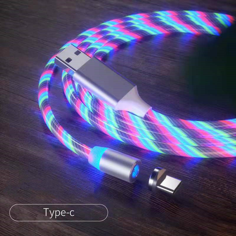 Magnetisches LED-Ladekabel 3-in-1