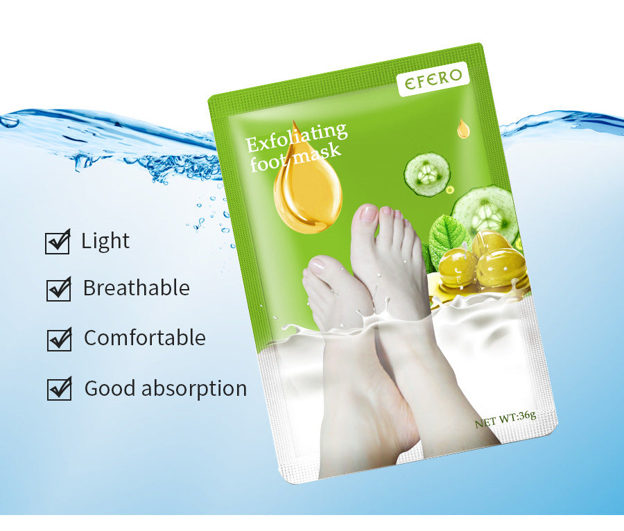 Peeling-Fussmaske für zarte Füsse