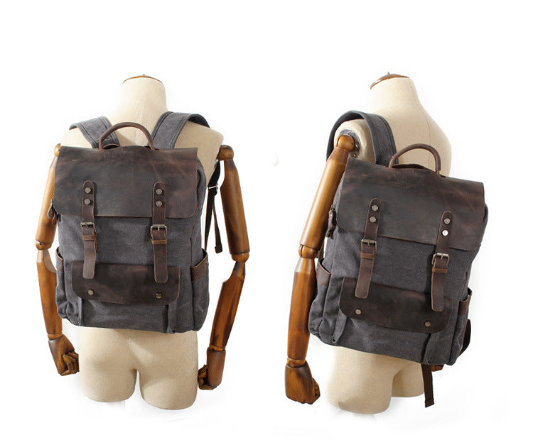 Vintage Canvas Rucksack – Bild 15 | LuxeStyle