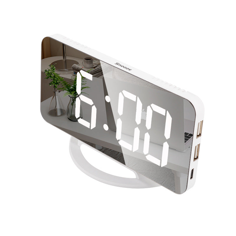 Multifunktionale LED Spiegel Uhr – Bild 4 | LuxeStyle