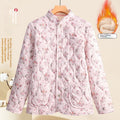 Gepolsterte Baumwolljacke mit Blumenmuster