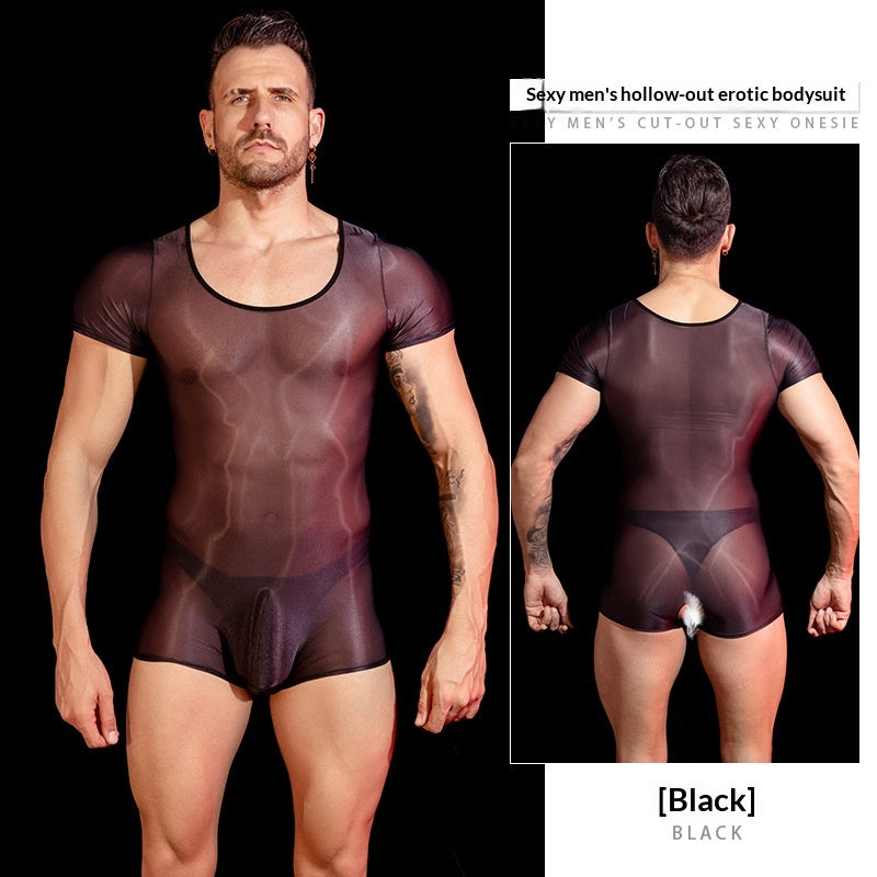Figurbetonter Body im Boxer-Stil für Herren