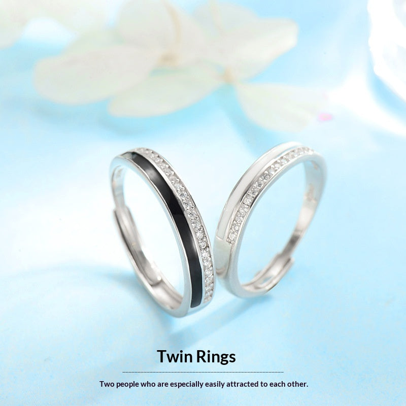 Doppel-Partnerringe aus 925er Sterlingsilber – Bild 3 | LuxeStyle