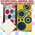 Quilt-Kreisschneider «Arcs & Fans» | LuxeStyle