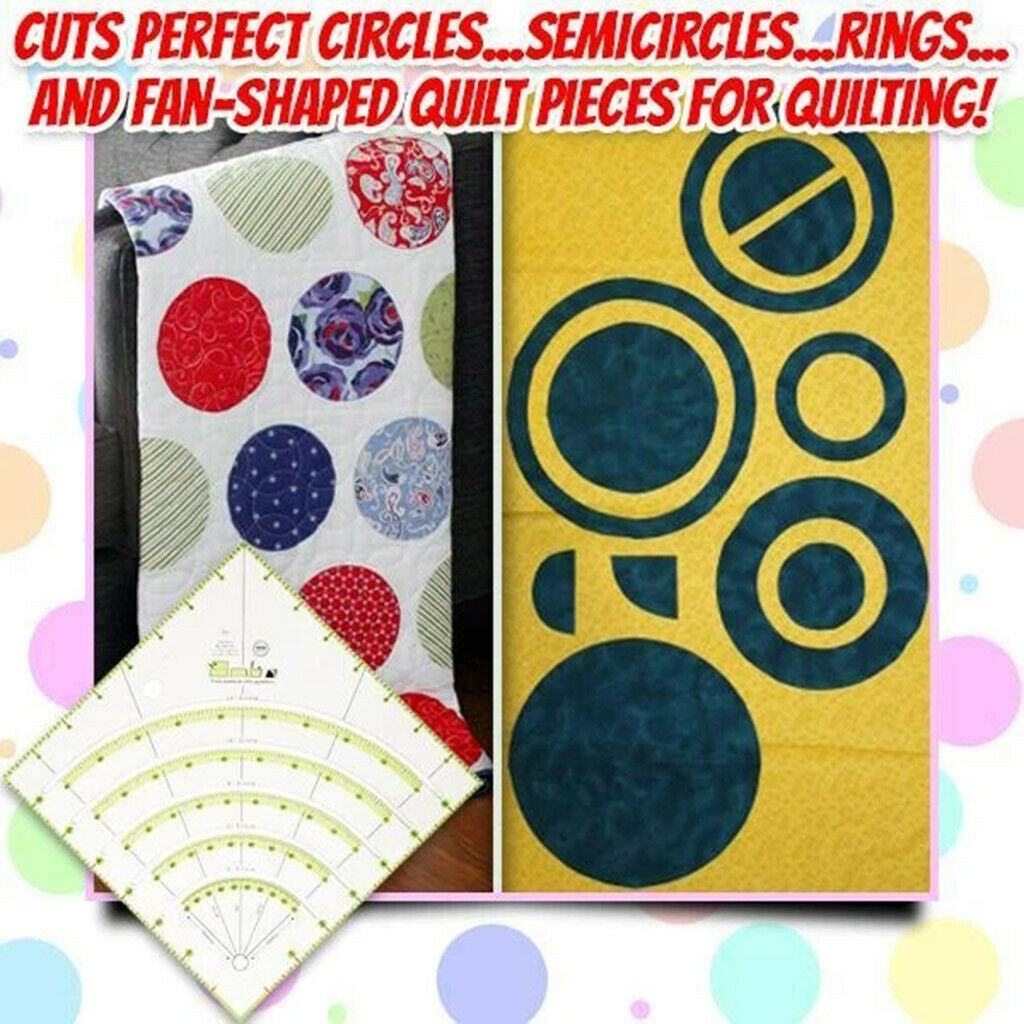 Quilt-Kreisschneider «Arcs & Fans» | LuxeStyle