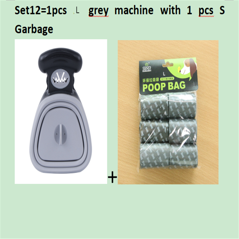 Faltbarer Hunde-Poop-Scooper mit Beuteln