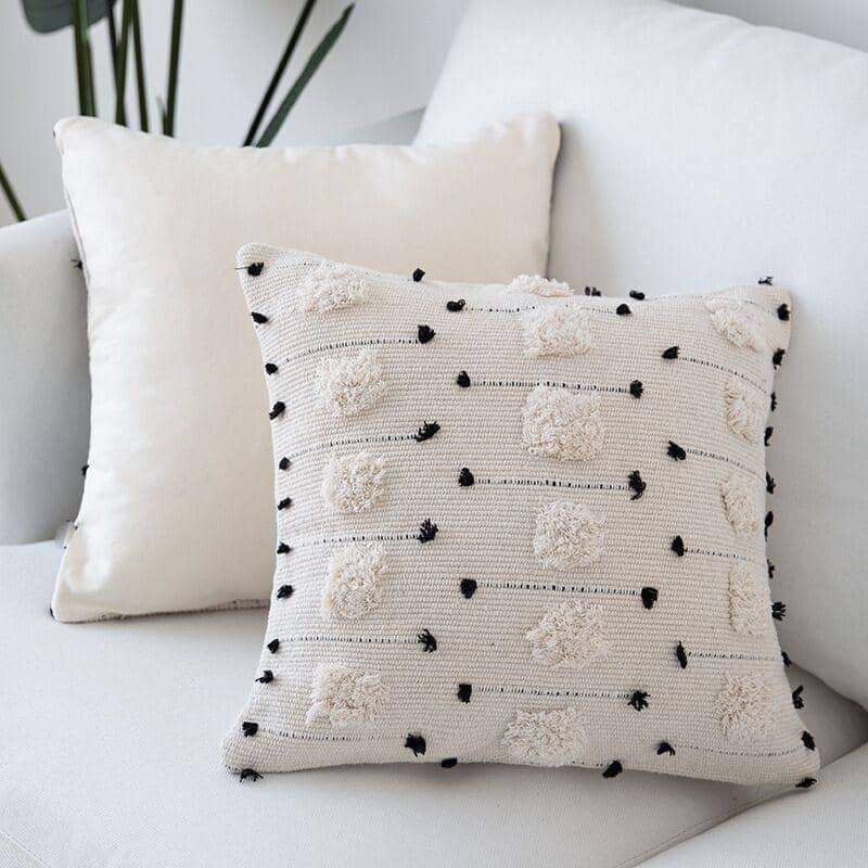 Kissenbezug Baumwolle Leinen mit Cut-Outs – Bild 2 | LuxeStyle