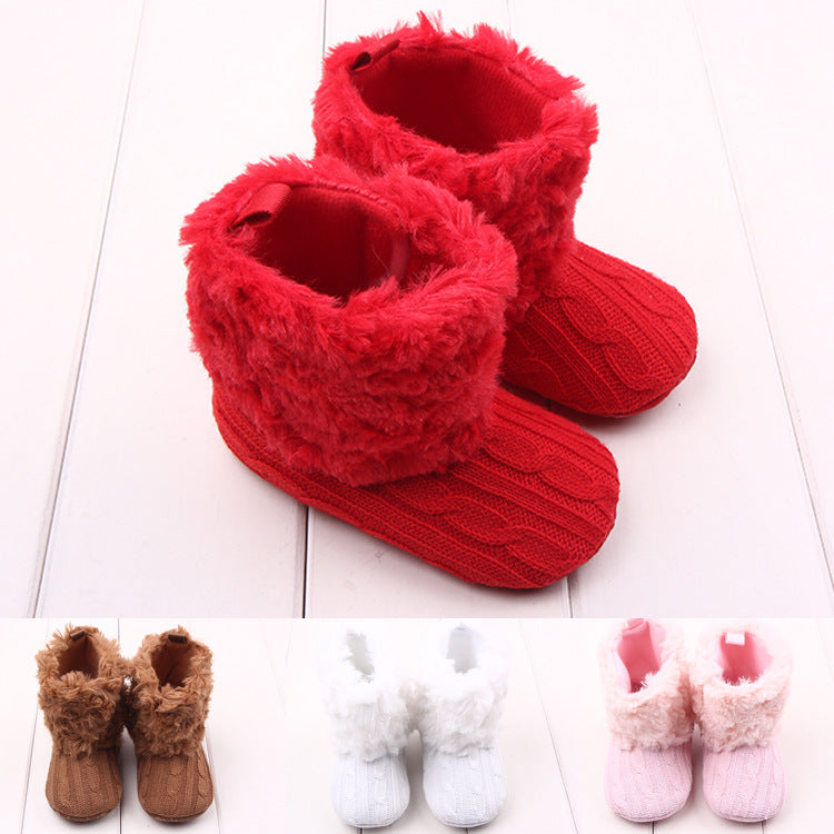 Gestrickte Baby-Schuhe aus Wolle – Bild 3 | LuxeStyle