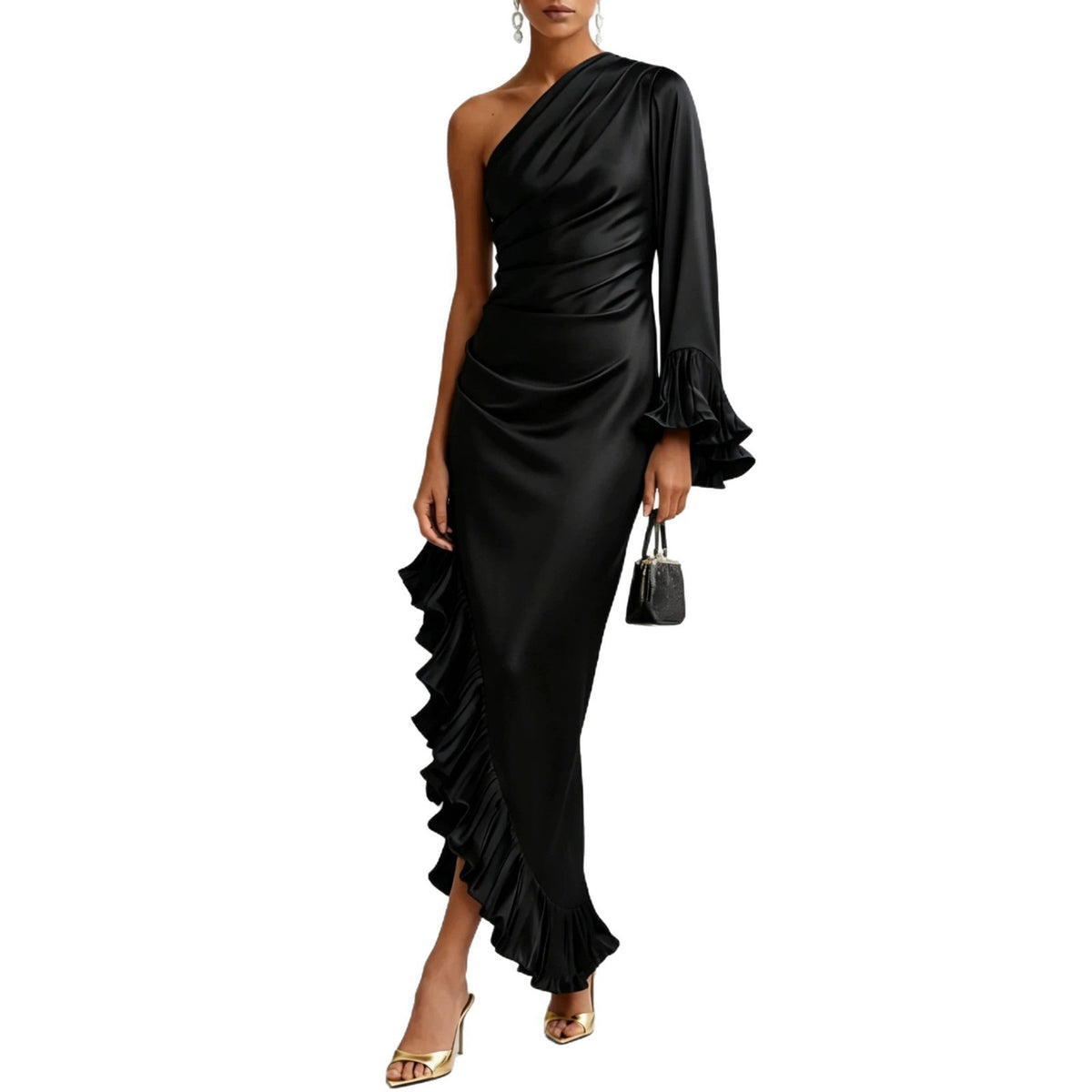 Satin-Abendkleid · Damen – Bild 1 | LuxeStyle