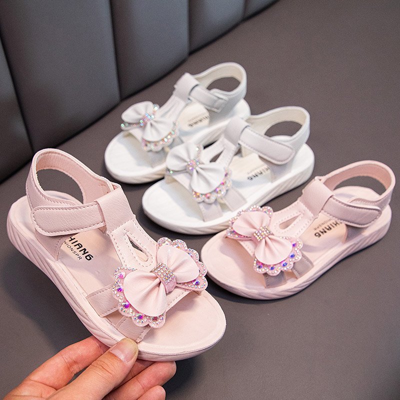 Sommer Sandalen mit Klettverschluss für Mädchen – Bild 2 | LuxeStyle