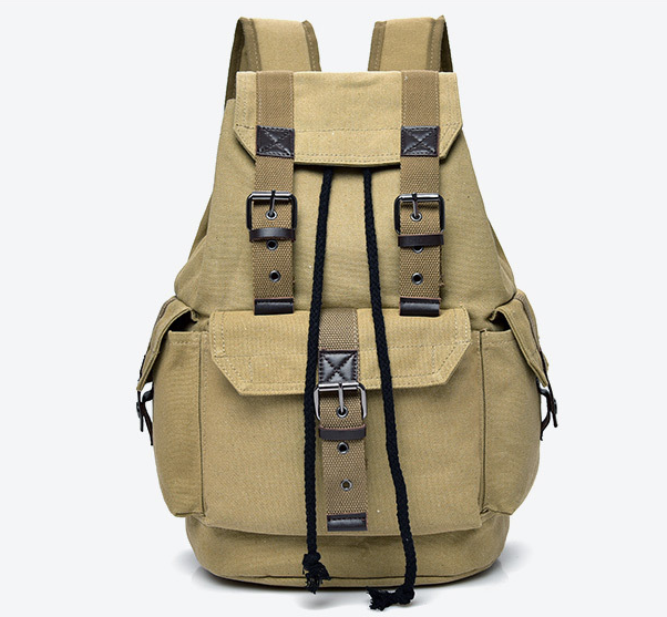 Canvas-Rucksack Unisex Retro – Bild 2 | LuxeStyle