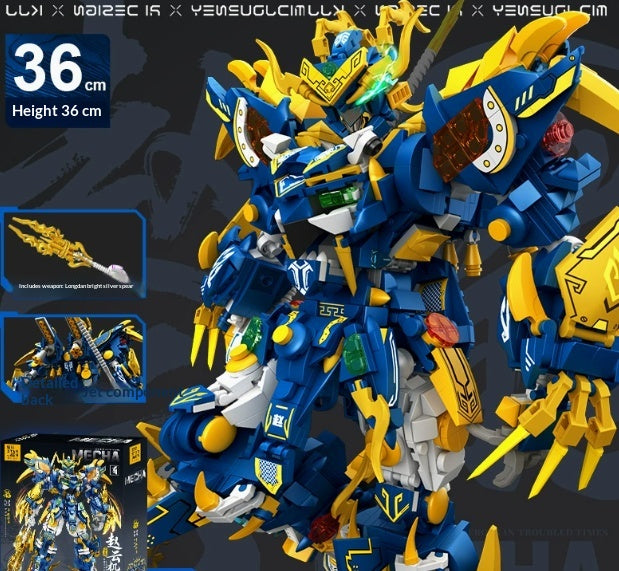 Mecha-Junge Bauklötze Set, 800 Teile – Bild 4 | LuxeStyle