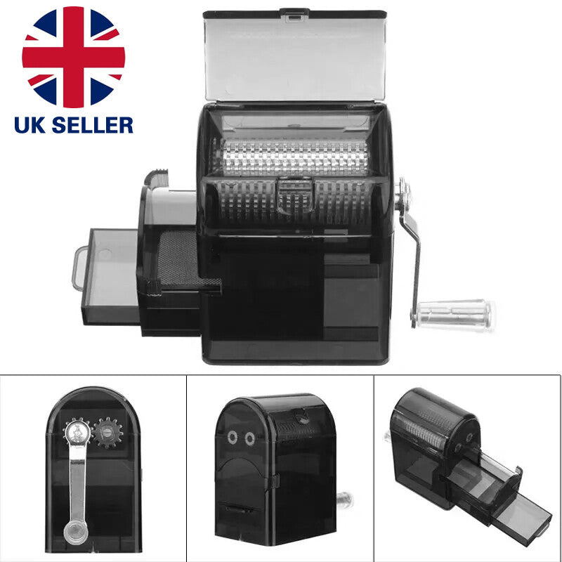 Schwarzer Kräuter-Tabak-Grinder mit Box