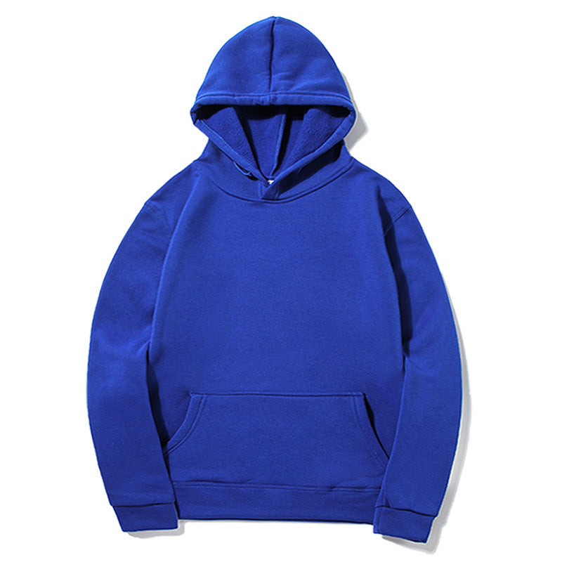 Unisex Hoodie Pullover mit Fleece-Futter