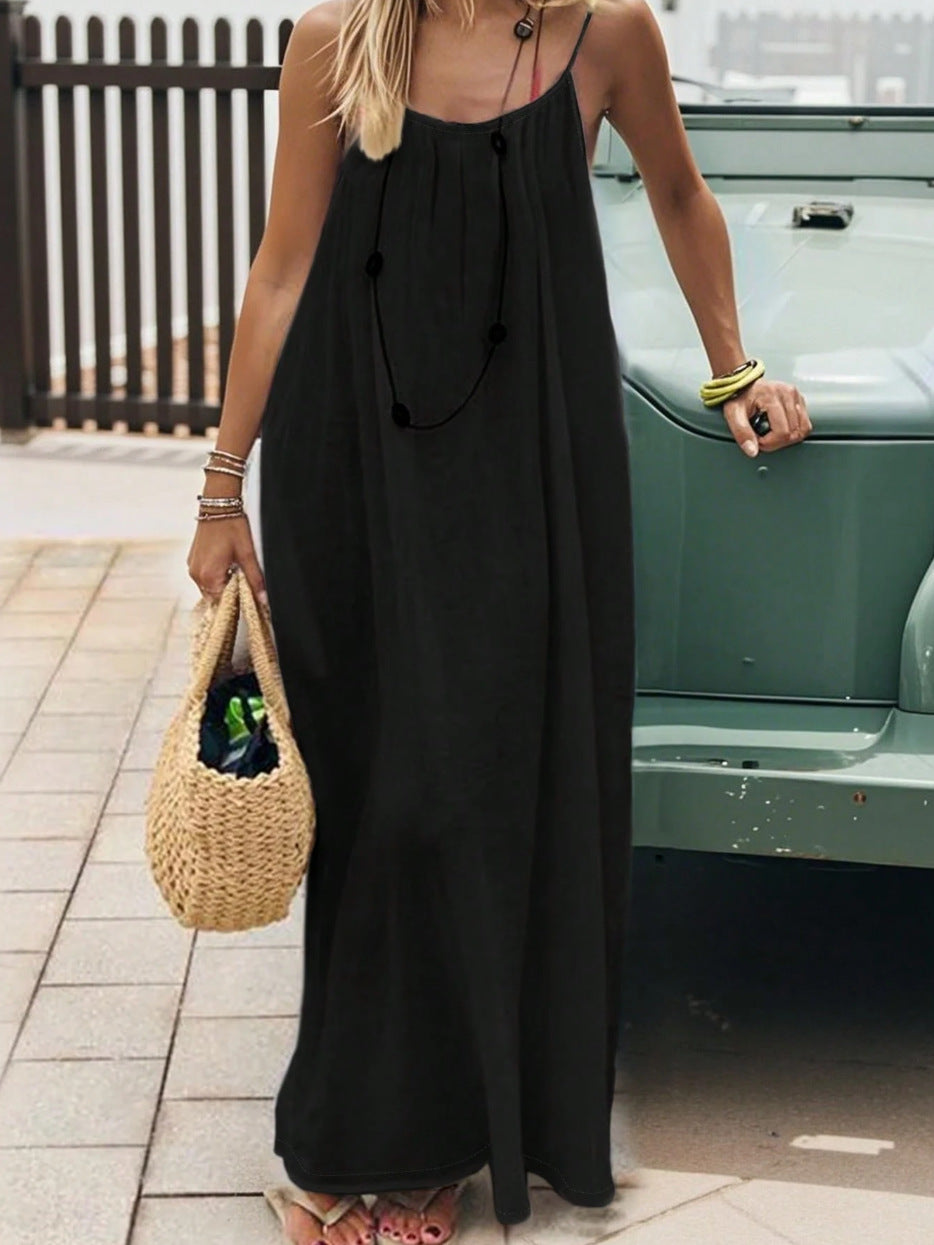 Losgelegtes Maxi-Kleid