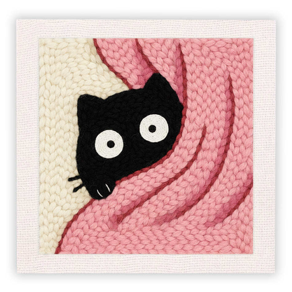 Quadratisches Stich- und Pop-Handwerksset