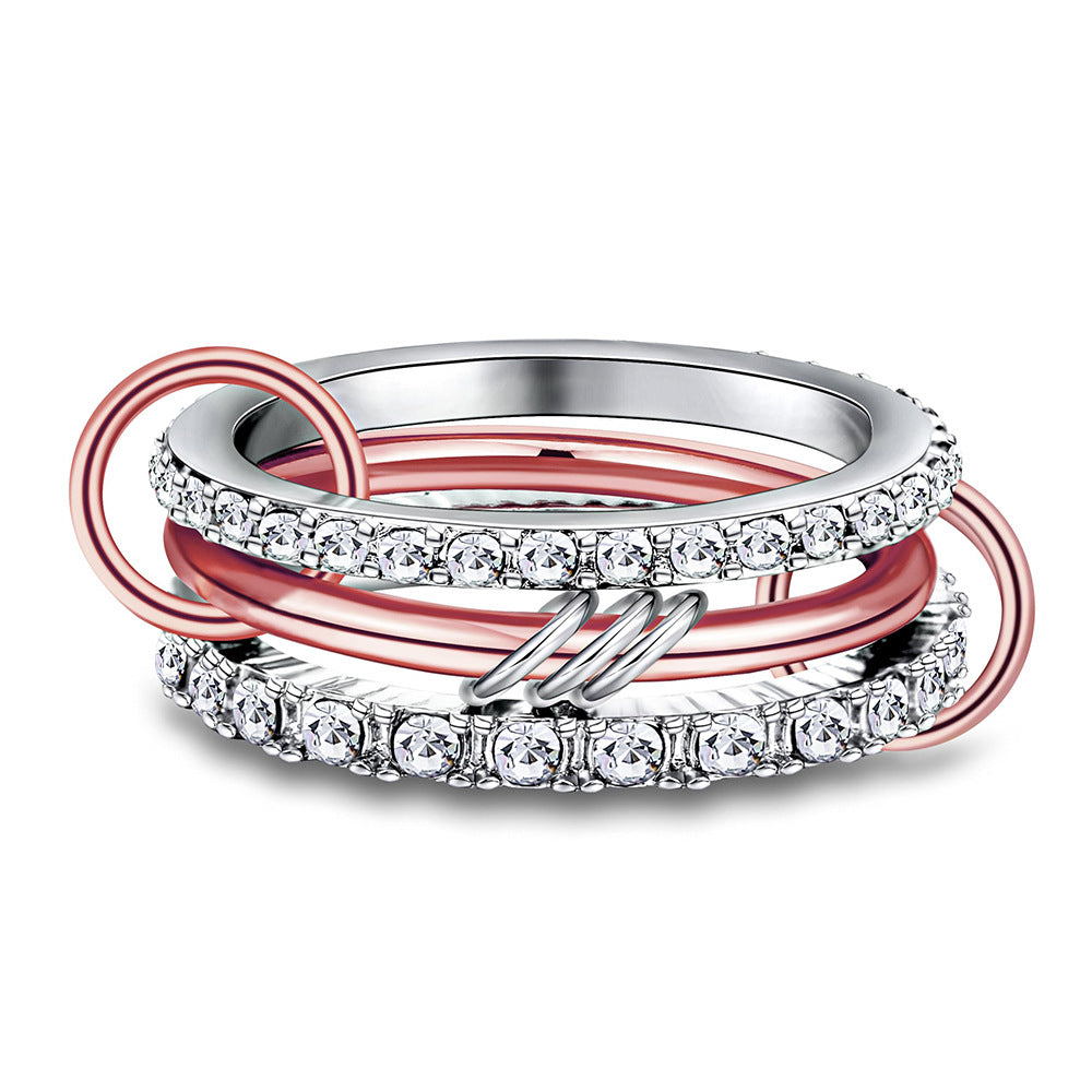 Diamond-Ring-Set für Damen – Bild 3 | LuxeStyle