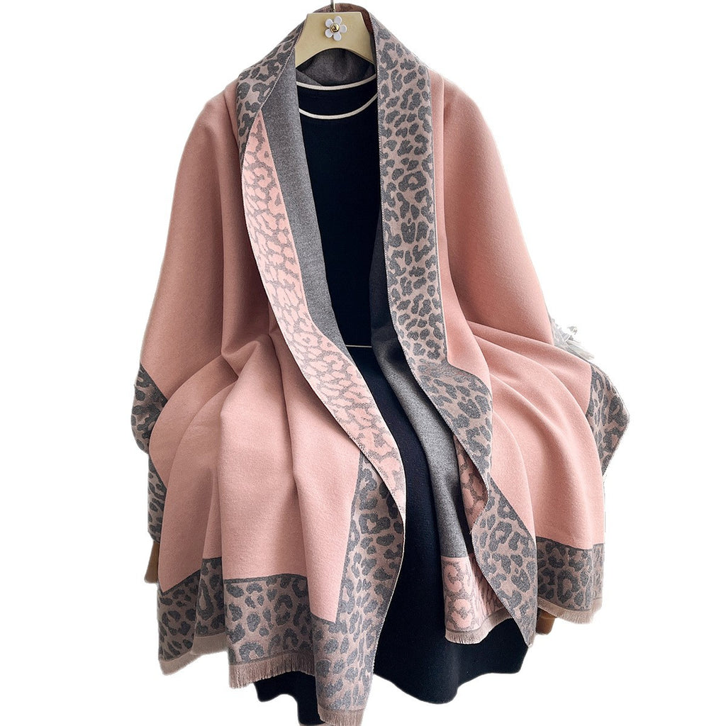 Leopardprint-Schal aus Kunstkaschmir – Bild 6 | LuxeStyle