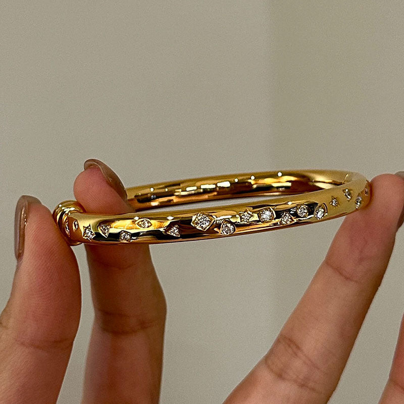 Glänzendes Vintage Armband mit Zirkonia | LuxeStyle