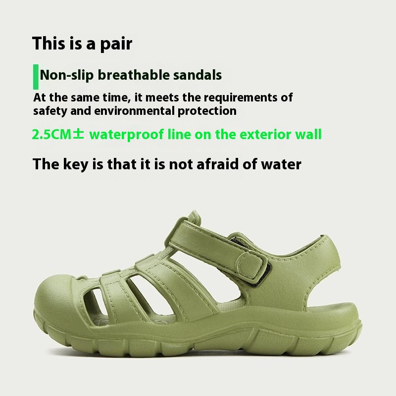 Sommer-EVA-Sandalen in Einheitsfarben