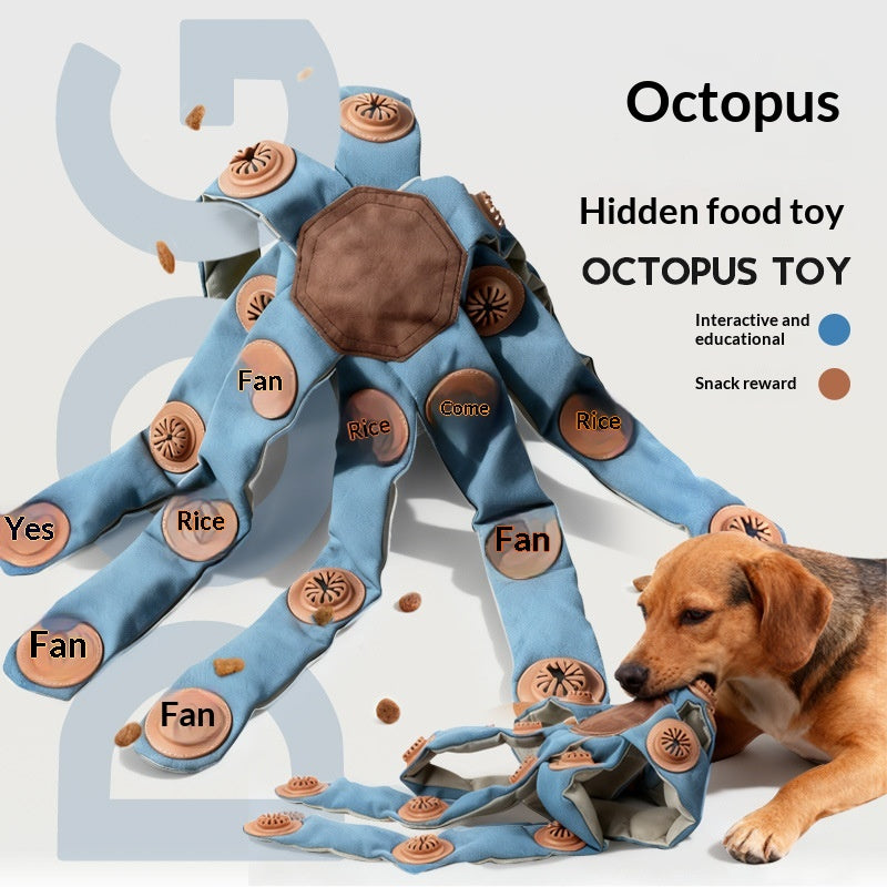 Oktopus Futterspender – Interaktives Haustierspielzeug