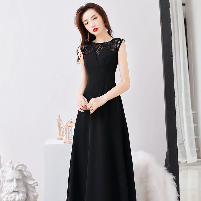 Schwarzes Abendkleid für Damen