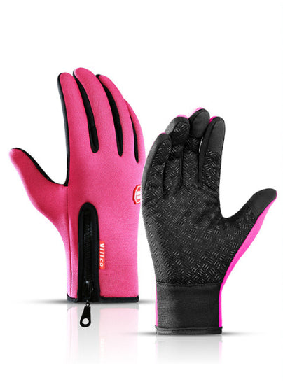 Wasserdichte Winterhandschuhe mit Fleece und Anti-Rutsch