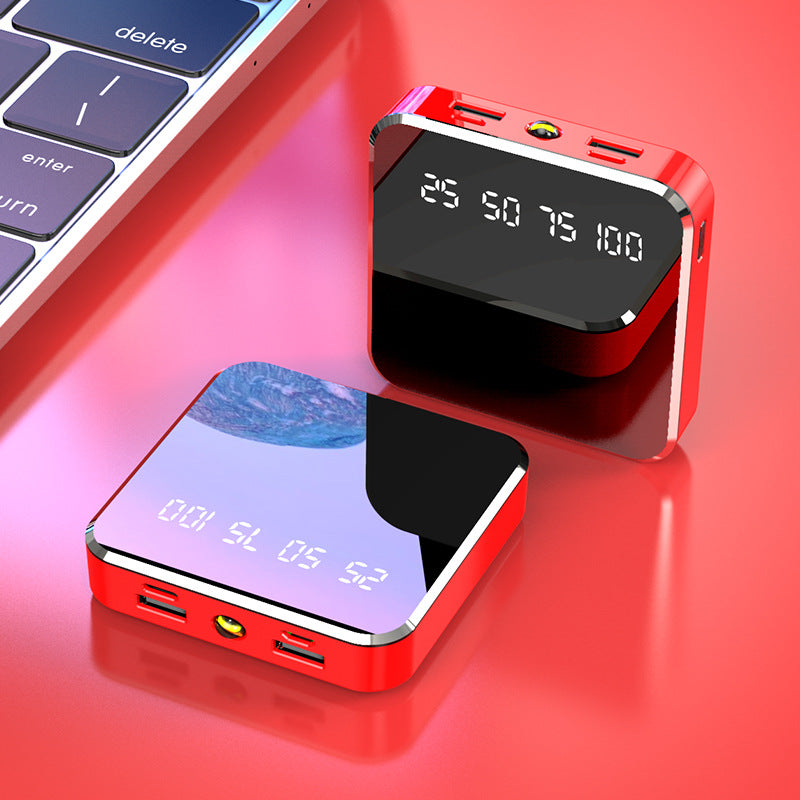 Mini Powerbank mit Spiegel – Bild 1 | LuxeStyle