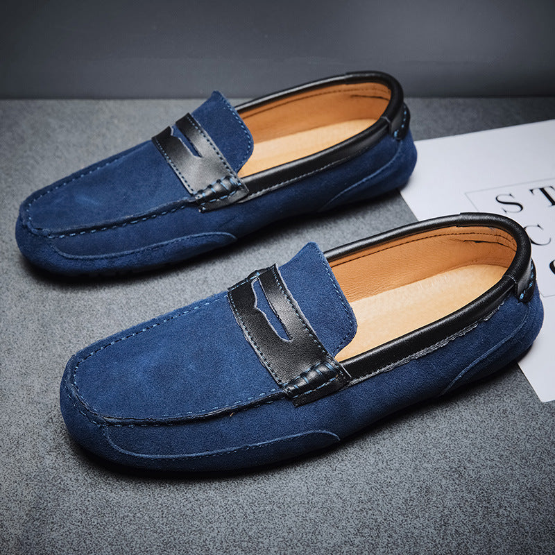 Farbblock-Loafer