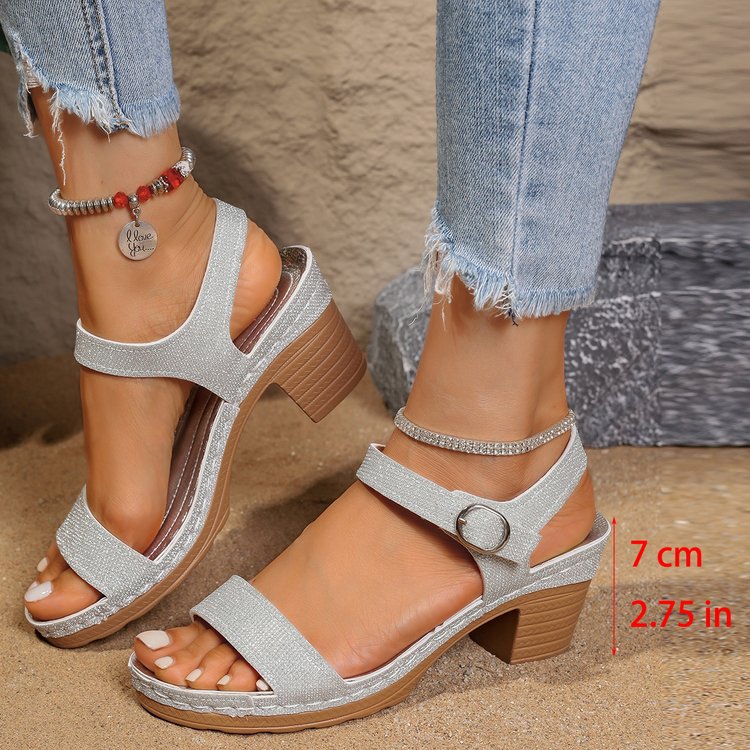High Heel Sandalen mit offener Spitze – Bild 7 | LuxeStyle