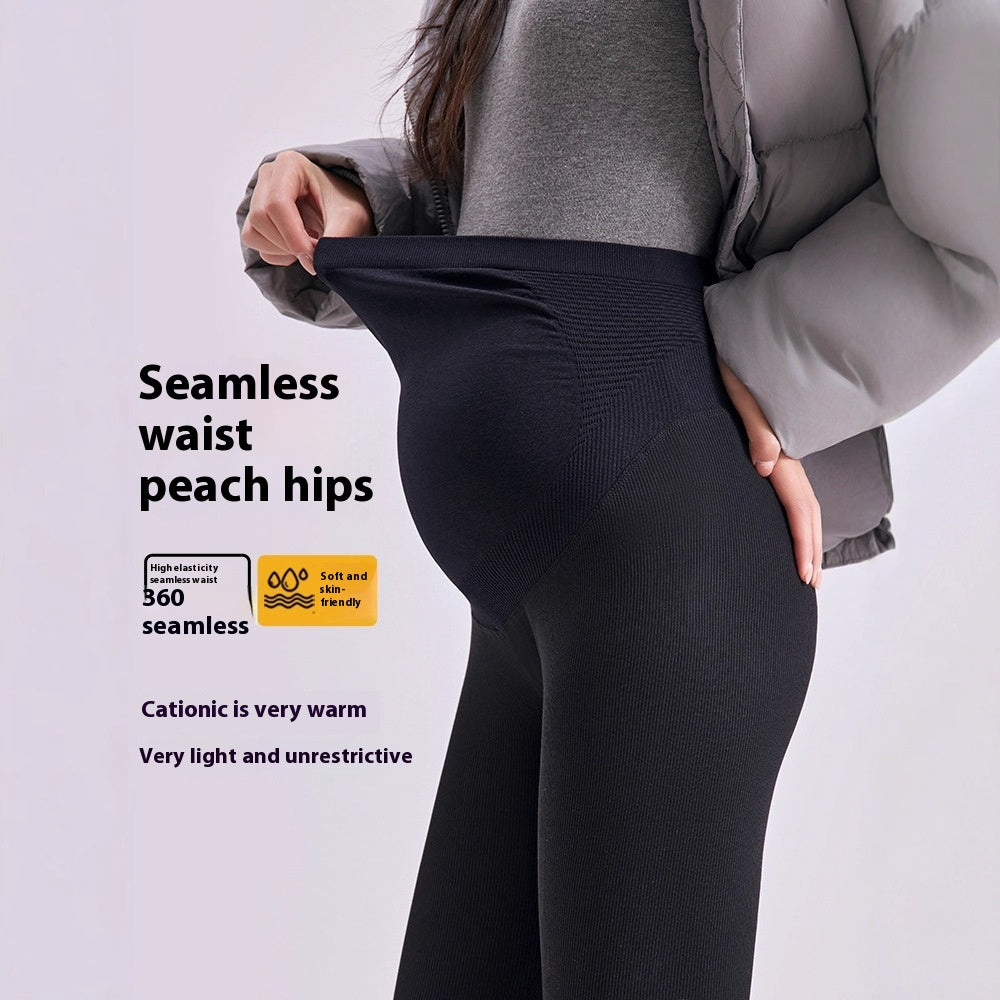 Thermo-Leggings für Schwangerschaft, hohe Elastizität