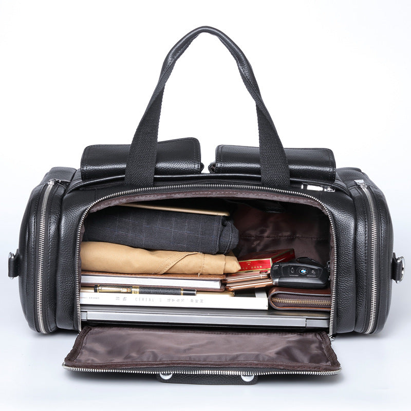 Handtasche für Herren – 20–35 L, Leder – Bild 2 | LuxeStyle
