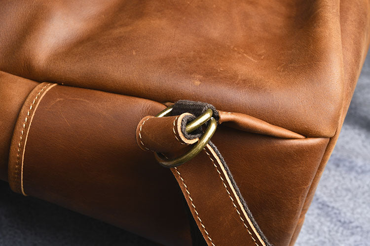 Vintage Crazy Horse Leder Rucksack