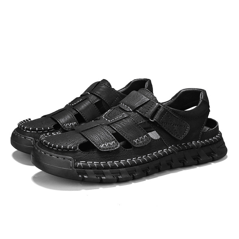 Leder-Sandalen