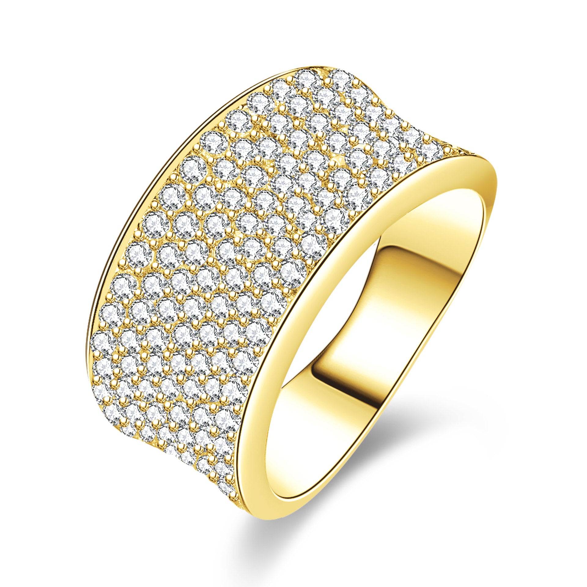 Geometrischer Mehrschicht-Fingerring