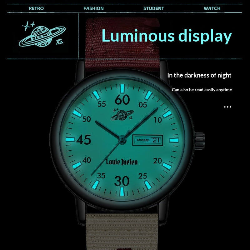 Personalisierte Retro-Uhr