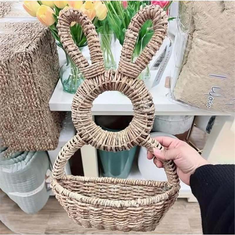 Korb mit Hasenohren im Rattan-Stil – Bild 2 | LuxeStyle