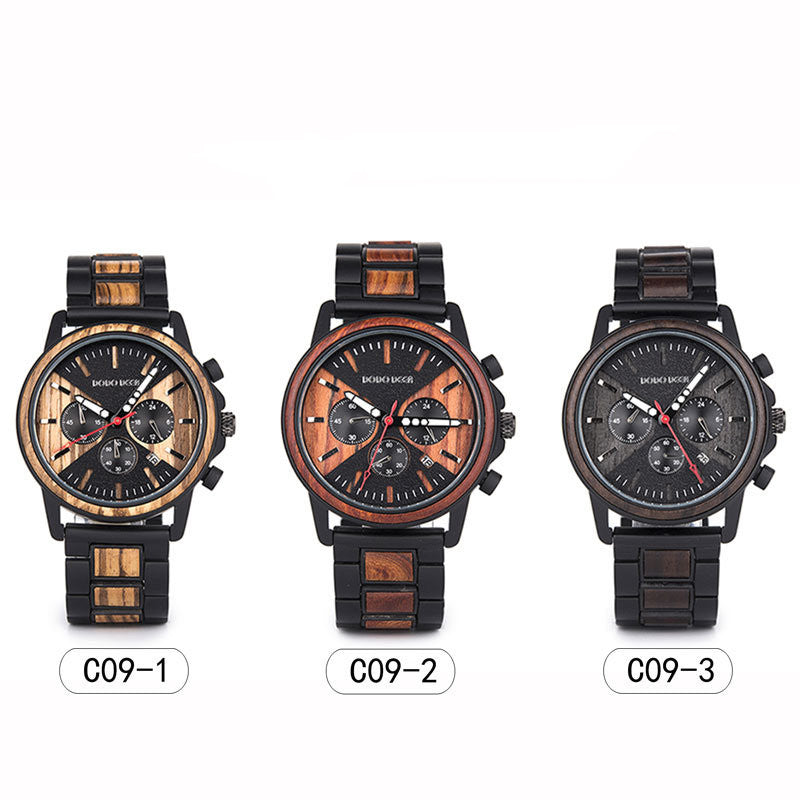 Armbanduhr mit Kalender und 24h-Anzeige | LuxeStyle