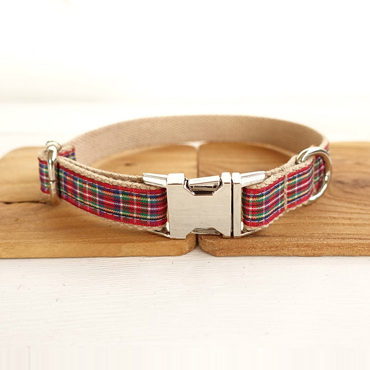 Halsband mit Rotem Schottenkaro – Bild 5 | LuxeStyle