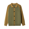 Herren Cardigan mit Polohalsausschnitt