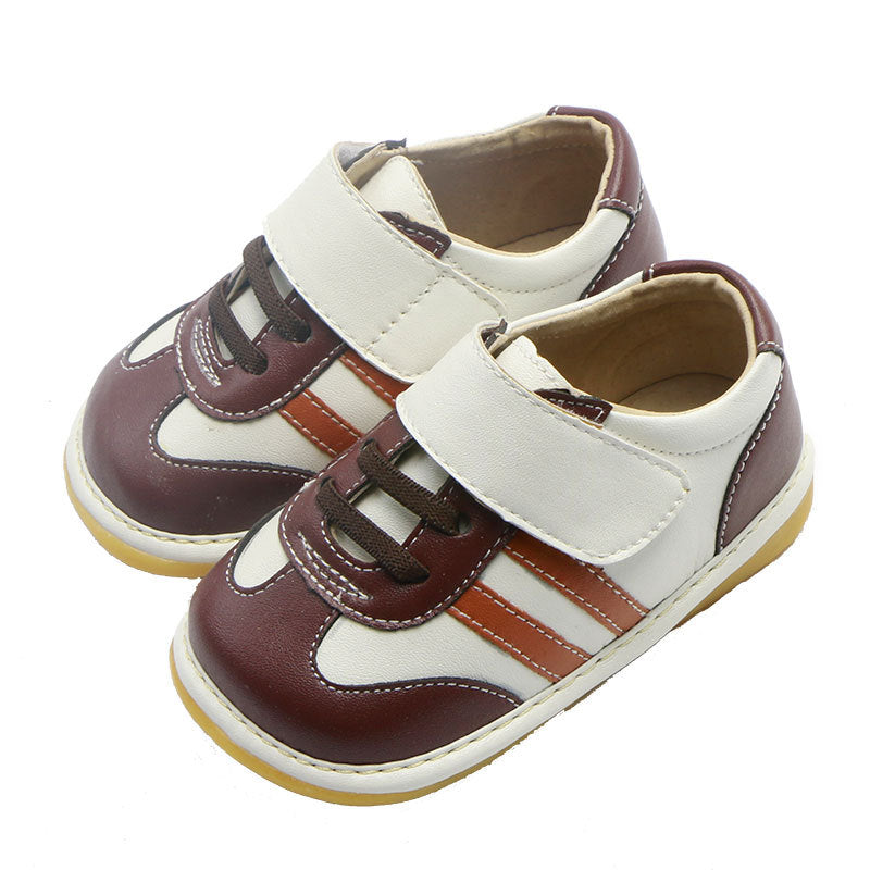 Baby Klettverschluss-Schuhe mit weicher Sohle – Bild 1 | LuxeStyle