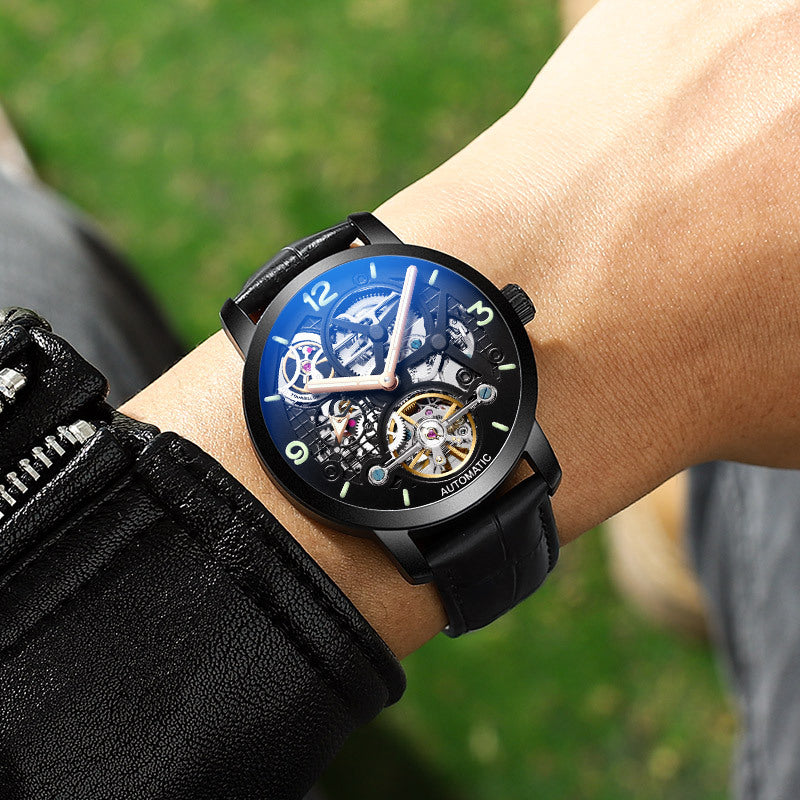 Mechanische Armbanduhr aus Edelstahl – Bild 4 | LuxeStyle