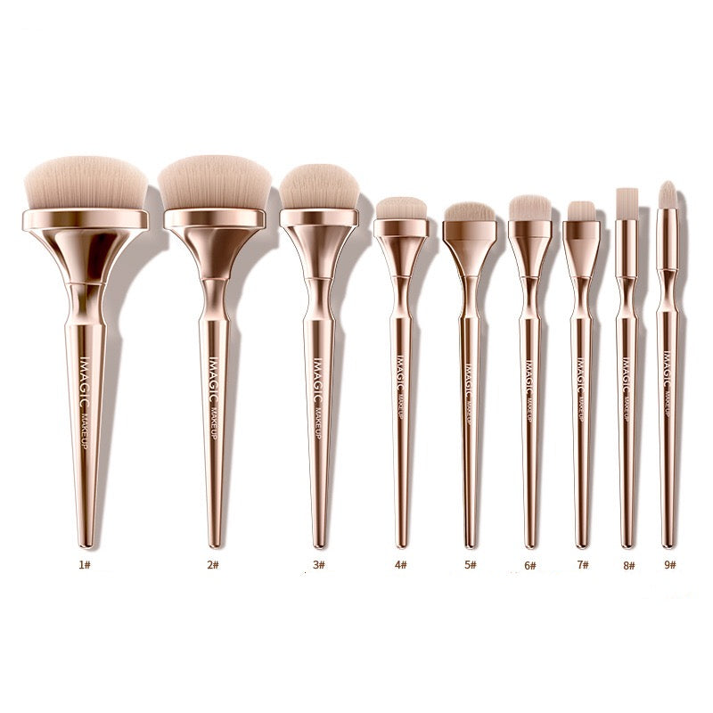 9-teiliges Pinselset für Make-up Artists