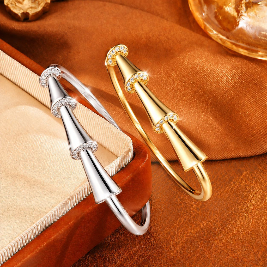 Minimalistisches Armreif mit Tapered-Design