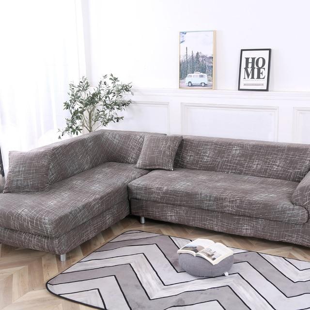 Elastischer Sofaüberzug Kaleidoskop-Muster – Bild 18 | LuxeStyle