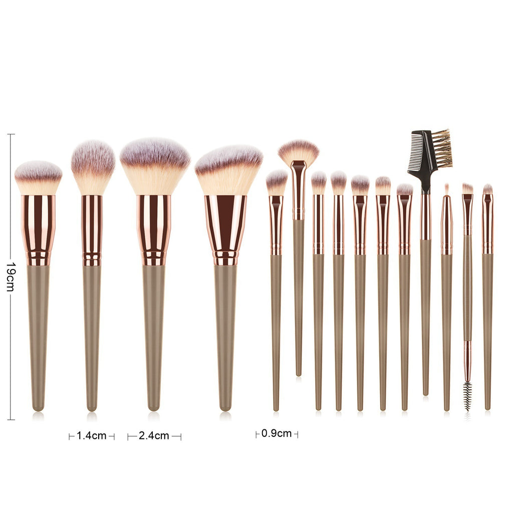 15-teiliges Make-up Pinselset