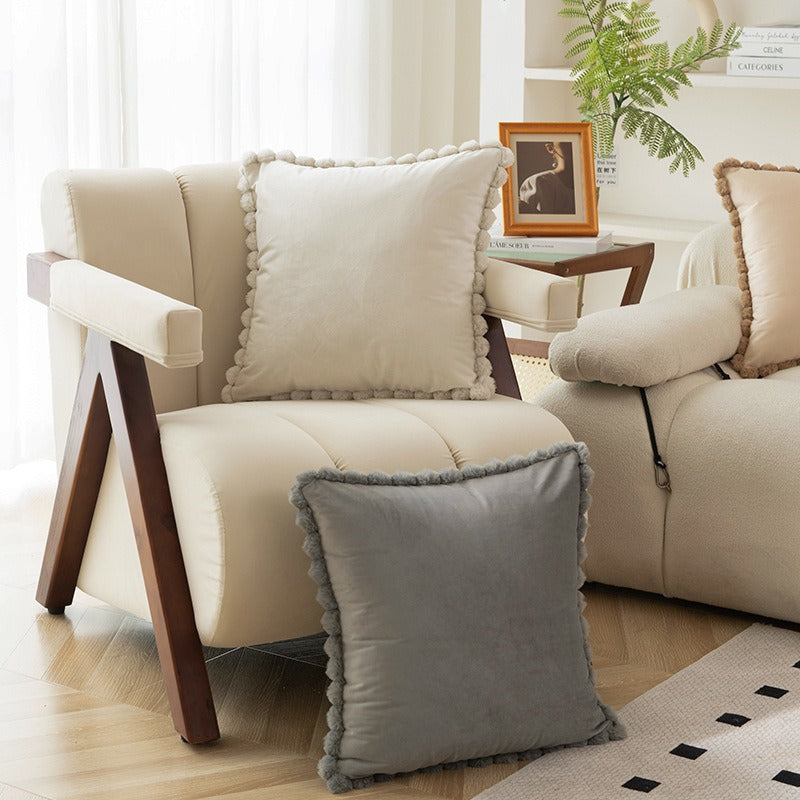Samtkissenbezug mit Spitze – Bild 6 | LuxeStyle