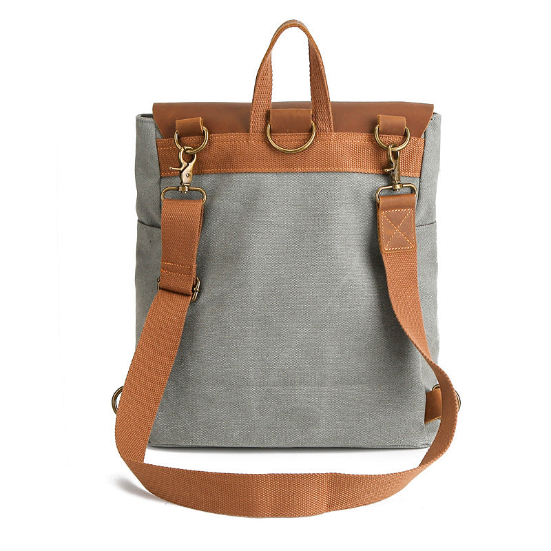 Retro Rucksack aus Crazy Horse Leder für Damen – Bild 8 | LuxeStyle