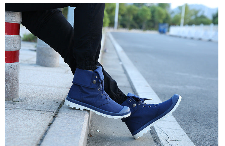 Platform High-top Canvas Sportschuhe