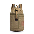 Grosses Canvas-Rucksack mit Buchstaben-Print | LuxeStyle